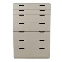 Commode Aoko 7 tiroirs, Beige