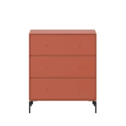 Commode Carry, hokkaido 162, pieds noirs laqués