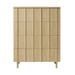 Commode Rib, 4 tiroirs, Oak