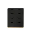 Commode Snö A, char grey, support en bouleau