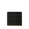 Commode Snö A3, char grey, support en bouleau
