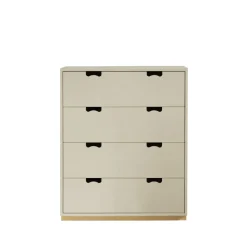 Commode Snö A, dark sand, support en bouleau