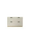 Commode Snö A2, dark sand, support en bouleau