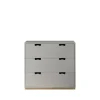 Commode Snö A3, light grey, support en bouleau