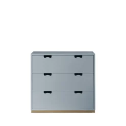 Commode Snö A3, nordic blue, support en bouleau