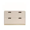 Commode Snö A2, rose, support en bouleau