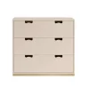 Commode Snö A3, rose, support en bouleau
