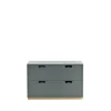 Commode Snö A2, storm grey, support en bouleau