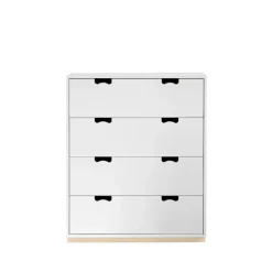 Commode Snö A, white, support en bouleau
