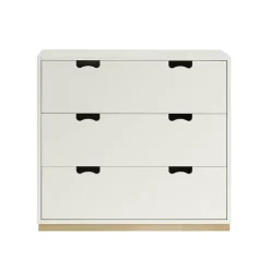 Commode Snö A3, white, support en chêne