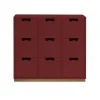 Commode Snö B3, Brown red