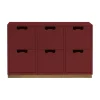 Commode Snö B2, Brown red