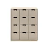Commode Snö B, dark sand, support en bouleau