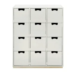 Commode Snö B, white, support en bouleau