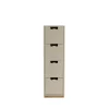 Commode Snö J4, dark sand, base en chêne