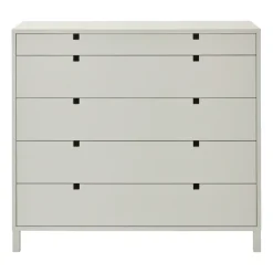 Commode Square 5 tiroirs, Sable