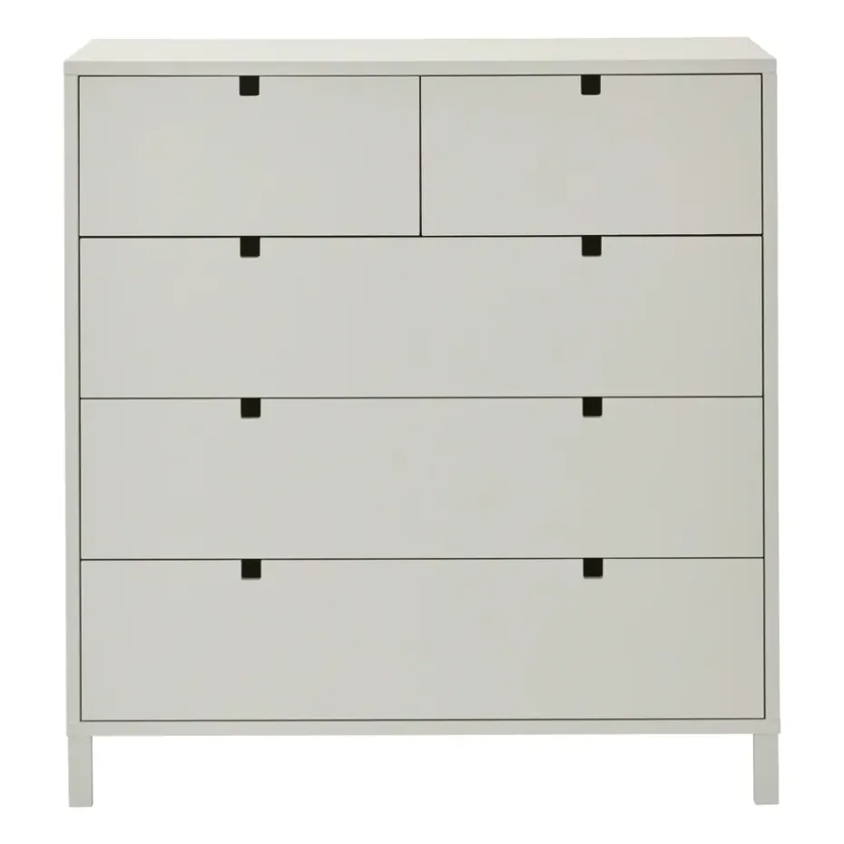 Commode Square 2+3 tiroirs, Sable