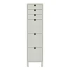 Commode Square mince 6 tiroirs, Sable