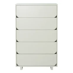Commode Vidja 5 tiroirs, Sable