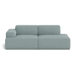 Connect soft modul Re-wool nº 718 bleu clair, Accoudoir gauche (A)