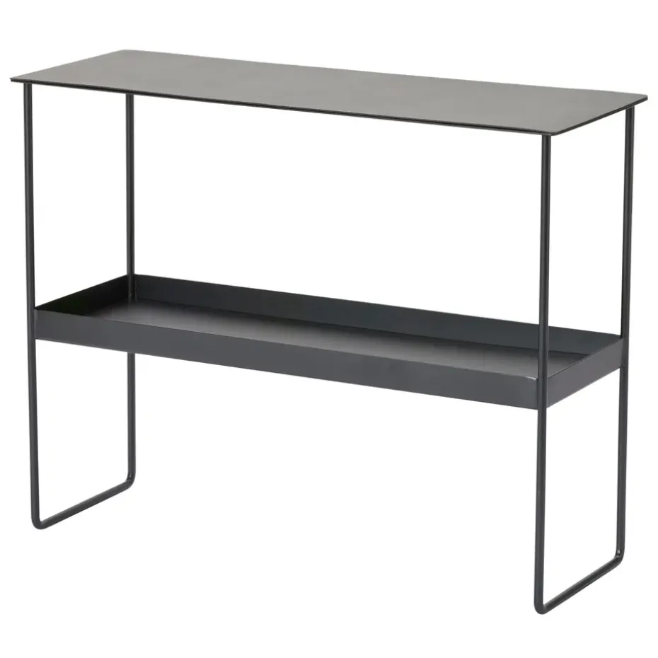 Console Blaine 2 étagères, Black