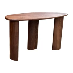 Console-table Lowe, Noyer dark brown