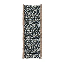 Coussin d'assise banc Garden Glory Outdoor, Zebra fringe