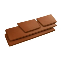 Coussin d'assise J149, Cognac leather
