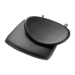 Coussin d'assise J166 Jørna, Black leather