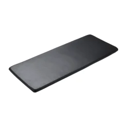 Coussin d'assise R6 Radius 45x109 cm, Black leather