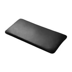 Coussin d'assise R6 Radius 33x65 cm, Black leather