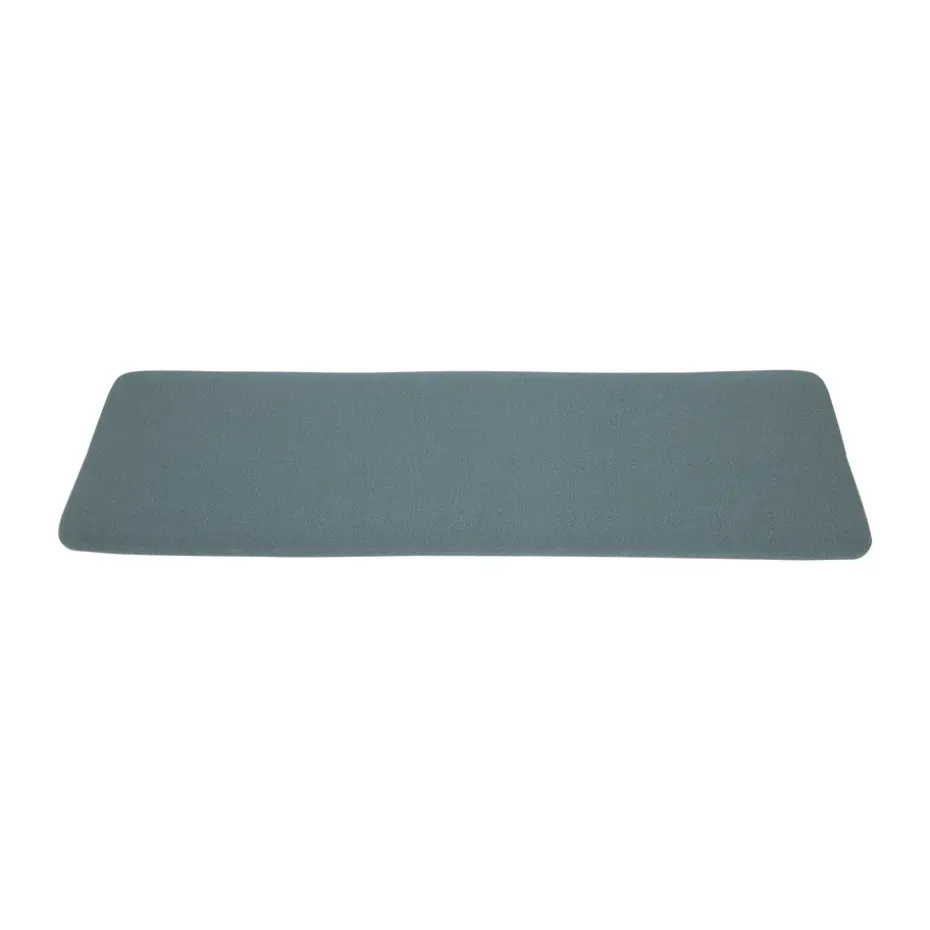 Coussin de banc Curva 32x95,5 cm, Bleu Poussiéreux