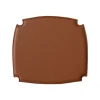 Coussin de chaise Drawn HM3, cuir cognac