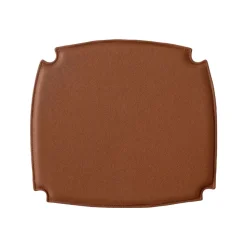 Coussin de chaise Drawn HM3, cuir cognac