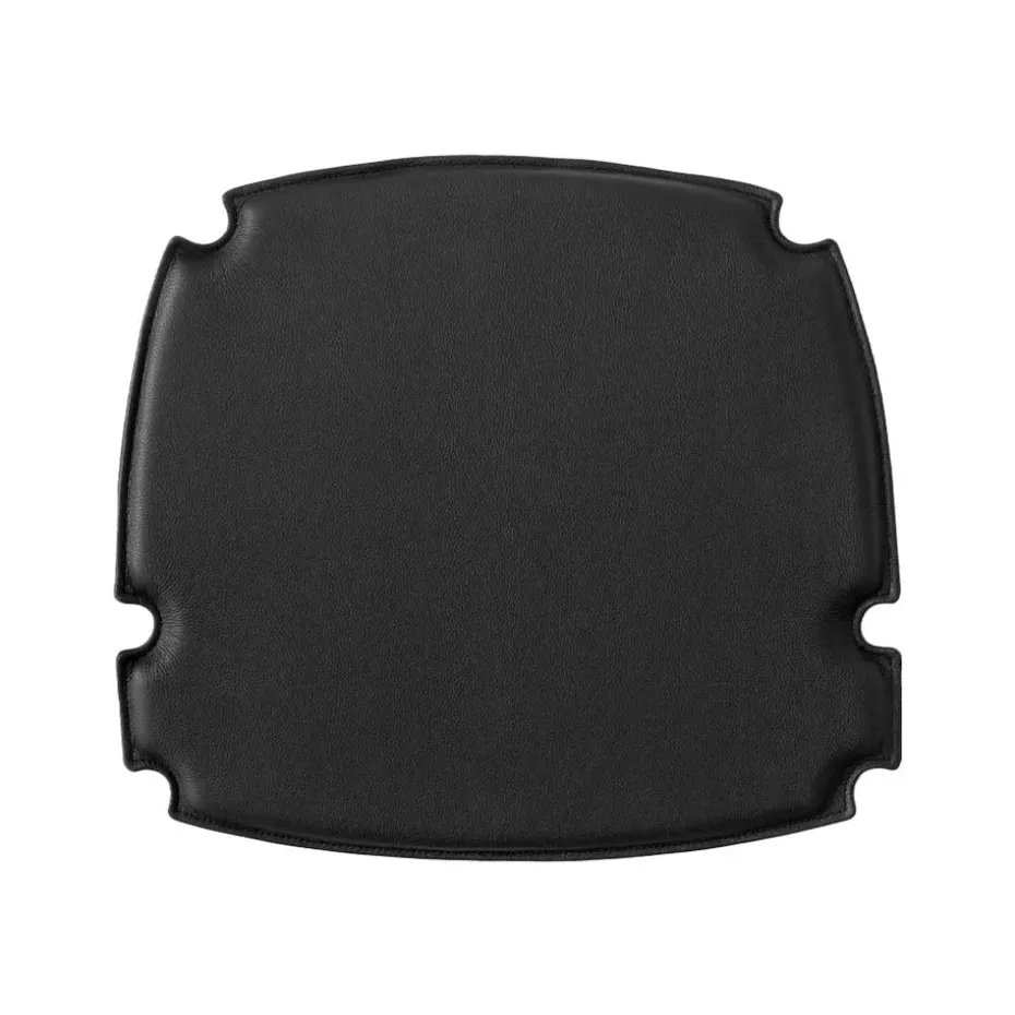Coussin de chaise Drawn HM4, cuir black
