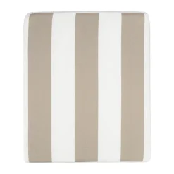 Coussin de chaise Holma 41x49 cm, Taupe striped