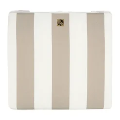 Coussin de chaise Lunda 42x45 cm, Taupe striped
