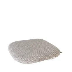 Coussin de chaise Peacock, Focus light grey