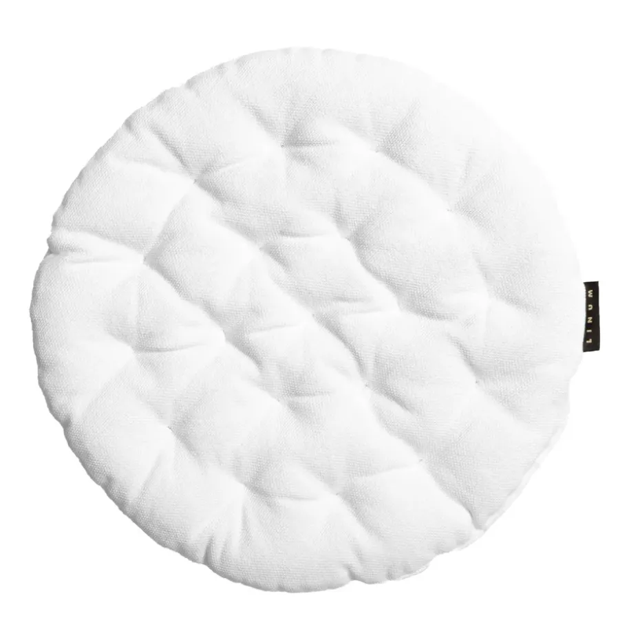 Coussin de chaise Pepper Ø37 cm, Blanc