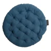 Coussin de chaise Pepper Ø37 cm, Bleu indigo