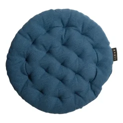 Coussin de chaise Pepper Ø37 cm, Bleu indigo