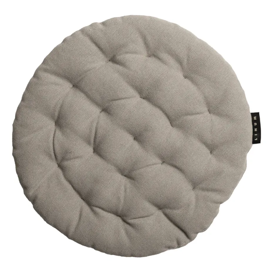 Coussin de chaise Pepper Ø37 cm, Gris clair