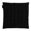 Coussin de chaise Pepper 40 x 40cm, Noir