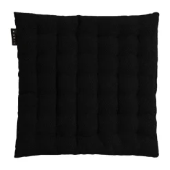 Coussin de chaise Pepper 40 x 40cm, Noir