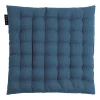 Coussin de chaise Pepper 40 x 40cm, Bleu indigo