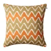 Coussin d'extérieur Ikat Bangalore 50x50 cm, Beige-apricot orange