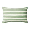 Coussin extérieur Block Stripe 40x60 cm, Sage-off white