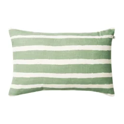 Coussin extérieur Block Stripe 40x60 cm, Sage-off white