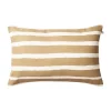 Coussin extérieur Block Stripe 40x60 cm, Beige-off white