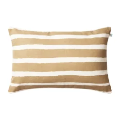 Coussin extérieur Block Stripe 40x60 cm, Beige-off white